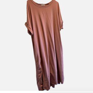 Easel  Maxi Dress Pullover Jersey Knit Comfort XL Mauve